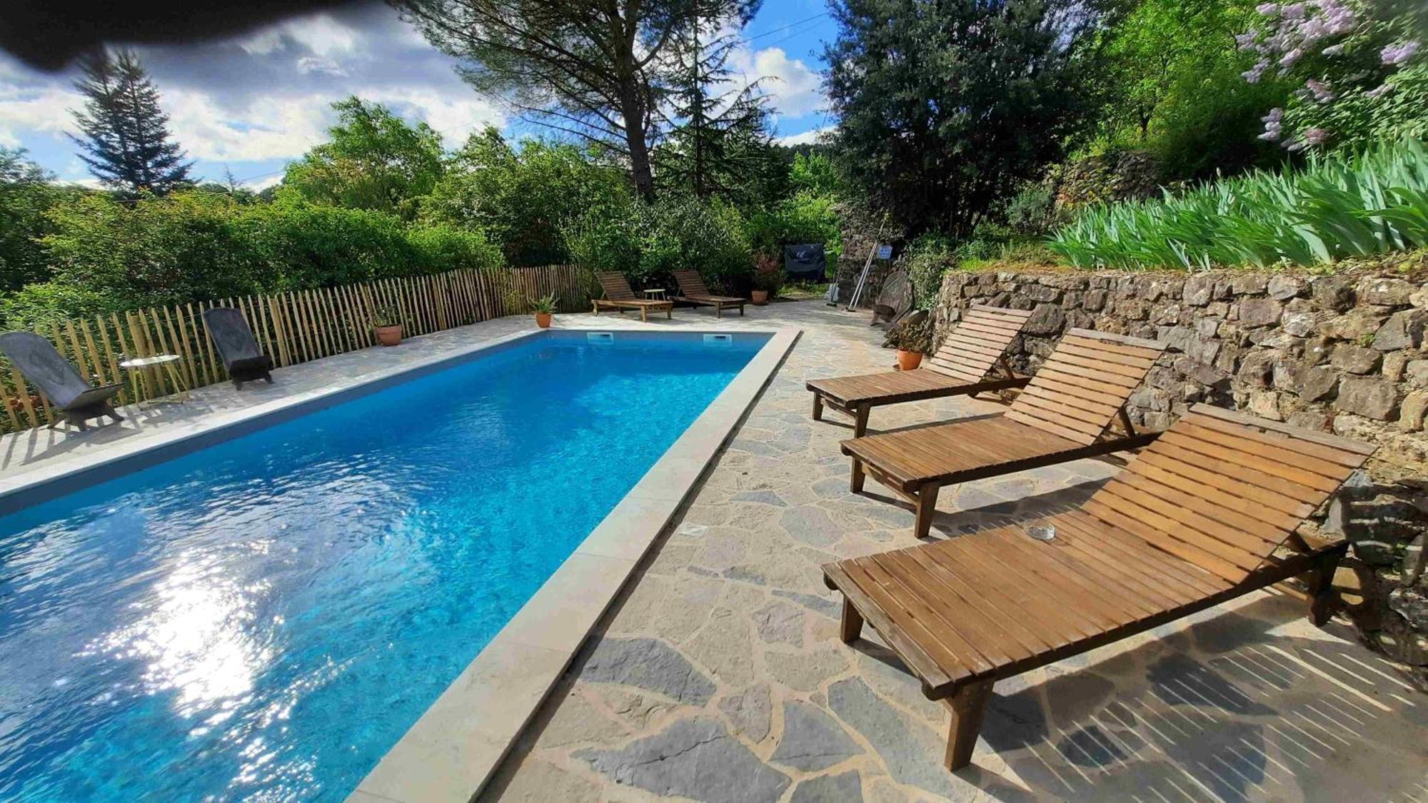 Mas de Boissière - Chambres d'hôtes avec piscine et jacuzzi Cros (Gard) Exterior foto